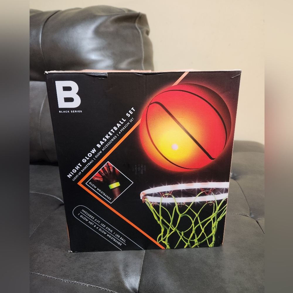 New Night Glow Basketball Kit
